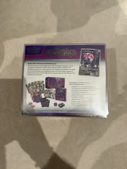 Pokemon TCG Scarlet and Violet Base Elite Trainer Box Miraidon SVP013 New Sealed - Image 2