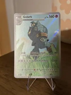 Pokemon TCG Golurk Illustration Rare Black Bolt 123/086 NM/M Condition - Image 1