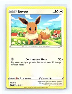 Eevee 013/015 McDonald's Promos 2024 Promo NM - Image 1