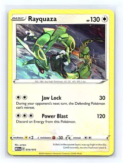 Rayquaza 014/015 McDonald's Promos 2024 Promo NM - Image 1