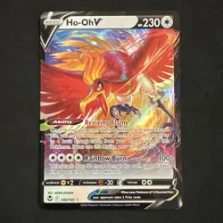 Ho-Oh V 140/195 Swsh12: Sword & Shield - Silver Tempest Holo Pokemon - Image 1