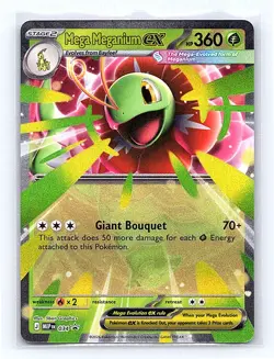 Mega Meganium ex - Holo 034 ME: Mega Evolution Promo Promo NM - Image 1