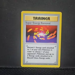 Pokemon Super Energy Removal 79/102 Base Set Unlimited Rare NM - Image 1