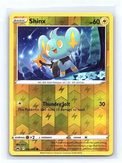 Shinx (40) Reverse Holo 040/159 SWSH: Crown Zenith Common NM - Image 1