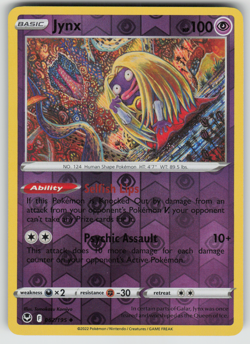 Jynx Reverse Holo 062/195 SWSH12: Silver Tempest Uncommon NM - Image 1