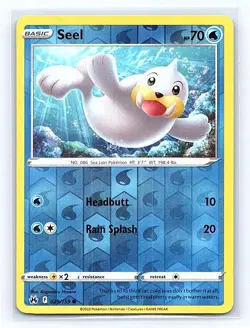 Seel Reverse Holo 029/159 SWSH: Crown Zenith Common NM - Image 1