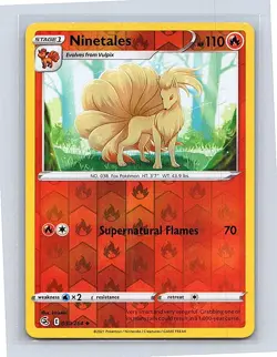 Ninetales (30) Reverse Holofoil 030/264 SWSH08: Fusion Strike Uncommon NM - Image 1