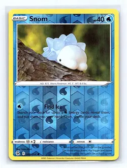 Snom Reverse Holofoil 084/264 SWSH08: Fusion Strike Common NM - Image 1