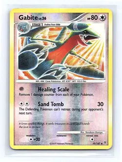 Gabite Reverse Holofoil 59 Supreme Victors Uncommon HP - Image 1