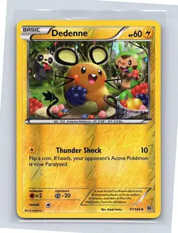 Dedenne Reverse Holofoil 57/162 XY - BREAKthrough Uncommon MP - Image 1