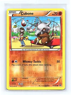 Cubone Reverse Holofoil 77/162 XY - BREAKthrough Common MP - Image 1