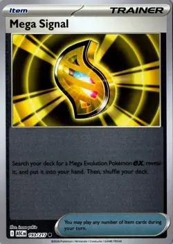 Mega Signal Reverse Holo 193/217 ME: Ascended Heroes Common NM - Image 1