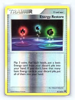Energy Restore Reverse Holo 81/100 Majestic Dawn Uncommon LP - Image 1