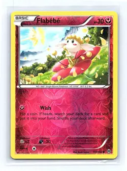 Flabebe Reverse Holo 101/162 XY - BREAKthrough Common LP - Image 1