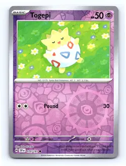 Togepi Reverse Holo 080/217 ME: Ascended Heroes Common NM - Image 1