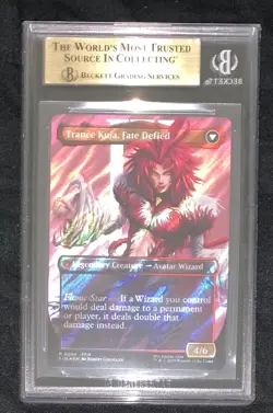 Kuja, Genome Sorcerer Borderless Surge Foil BGS 9.5 Graded Final Fantasy MTG - Image 2