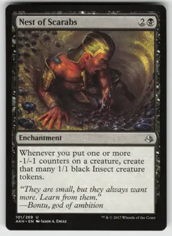 Nest of Scarabs Amonkhet 101 U LP MTG - Image 1