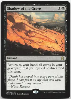 Shadow of the Grave - Amonkhet - Rare - Magic: The Gathering - Image 1