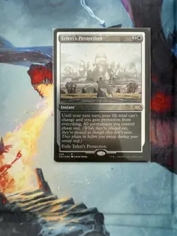 Teferi's Protection Double Masters 2022 Foil Etched MTG Magic the Gathering NM! - Image 1