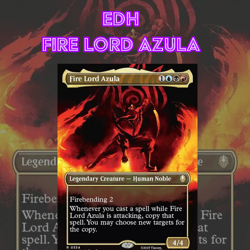 EDH - Fire Lord Azula, MTG Commander Deck, ATLA, Bracket 2 - Image 1