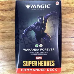 MTG Marvel Super Heroes Wakanda Forever Commander Deck | Factory Sealed - Image 1