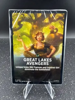 Magic: The Gathering Great Lakes Avengers F0052 Promo Rare EN Green Plane Marve - Image 1