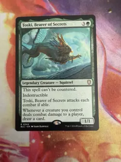 MTG Commander: Bloomburrow Toski, Bearer of Secrets 0244 NM Rare - Image 1