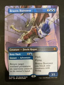 MTG Brazen Borrower #30 NM Mythic Borderless Special Guests SPG FREE SHIPPING! - Image 1