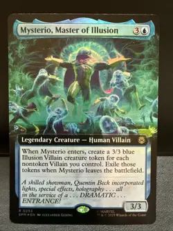 Mysterio, Master of Illusion (Extended Art) - MTG: Marvel's Spider-Man Foil - Image 1