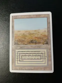 MTG Scrubland Revised Edition LP/NM - Image 1