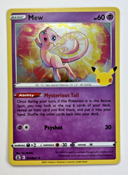 Mew Celebrations 011/025 Holo Rare NM/Mint Pokemon TCG - Image 1