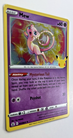 Mew Celebrations 011/025 Holo Rare NM/Mint Pokemon TCG - Image 2