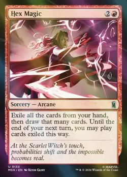 Hex Magic Foil Marvel Super Heroes #133 Magic TCG - Image 1