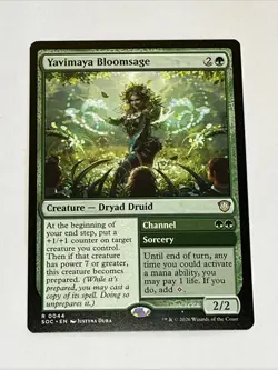 Yavimaya Bloomsage 44 SOC Commander: Secrets of Strixhaven Magic MTG NM - Image 1