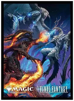Final Fantasy Ifrit V3 100 ULTRA PRO MTG deck protectors card sleeves - Image 1
