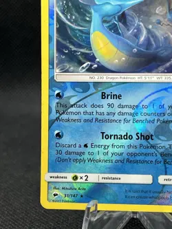 Pokemon TCG Burning Shadows Kingdra Reverse Holo Rare 31/147 NM - Image 5