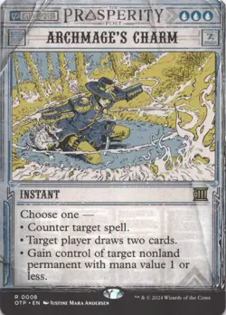 MTG Archmage's Charm Normal NM Outlaws of Thunder Junction: Breaking News Magic - Image 1