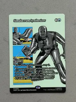 Simulacrum Synthesizer (Borderless) 61 MTG Marvel Universe Eternal-Legal MAR NM - Image 3