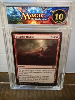 Magic the Gathering Disaster Radius Commander BDG 10 Gem Mint Graded Slab - Image 1