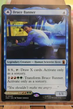 MTG - Marvel Super Heroes: Bruce Banner / The Incredible Hulk DOUBLE-SIDED! - Image 1