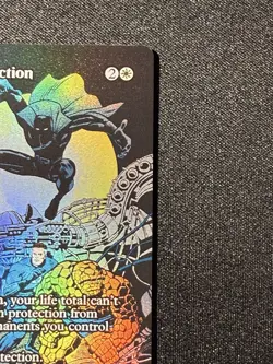 T'Challa's Protection (Teferi's Protection) Marvel Superheroes Foil Mythic 0051 - Image 2