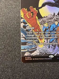 T'Challa's Protection (Teferi's Protection) Marvel Superheroes Foil Mythic 0051 - Image 4