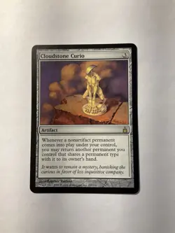 Mtg Cloudstone Curio LP Ravnica: City Of Guilds Magic The Gathering Artifact - Image 1