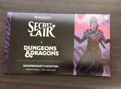 MTG Secret Lair x Dungeons Dragons Shadowheart's Devotion FOIL Sealed - Image 1