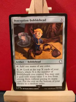 Perception Bobblehead - Fallout (Universe Beyond) - Uncommon - NM - MTG - Image 1