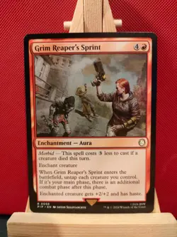 Grim Reaper's Sprint - Fallout: Universes Beyond - Rare - NM - MTG - Image 1