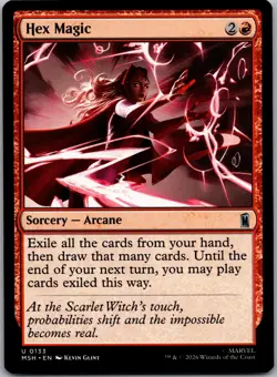 Hex Magic 133 Uncommon Marvel Super Heroes Magic: The Gathering Near Mint - Image 1