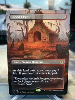MTG: Blood Crypt (Borderless) #0349 [Lorwyn Eclipsed] (ECL) NM - Image 1