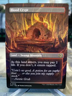 MTG: Blood Crypt (Borderless) #0349 [Lorwyn Eclipsed] (ECL) NM - Image 4