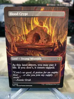 MTG: Blood Crypt (Borderless) #0349 [Lorwyn Eclipsed] (ECL) NM - Image 5